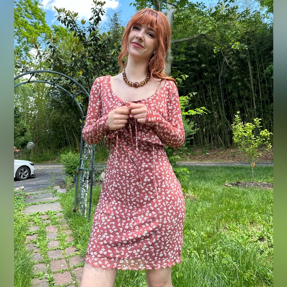 Ultra Flirt women dress,white floral strappy dress,two pieces.